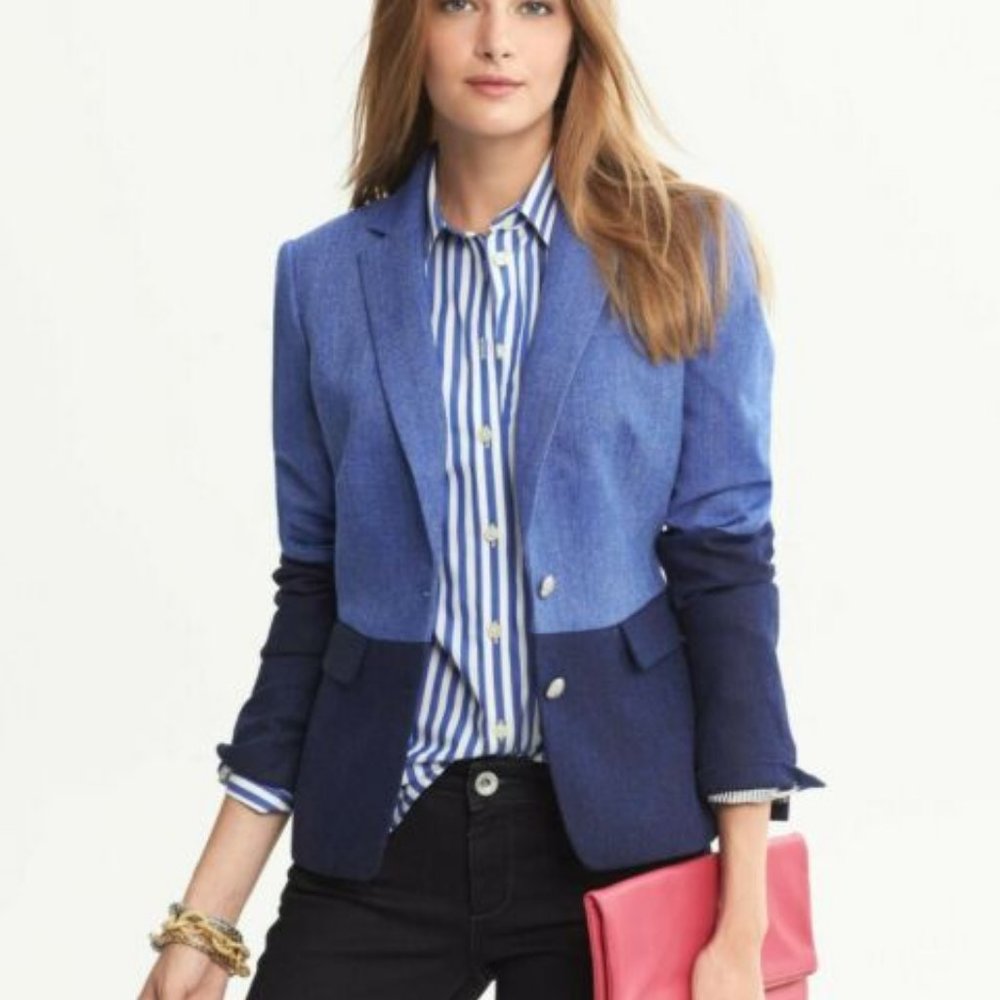 Banana Republic color block blazer.